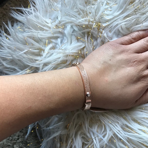 MK Gold Rose Bangle bracelet - Picture 11 of 11